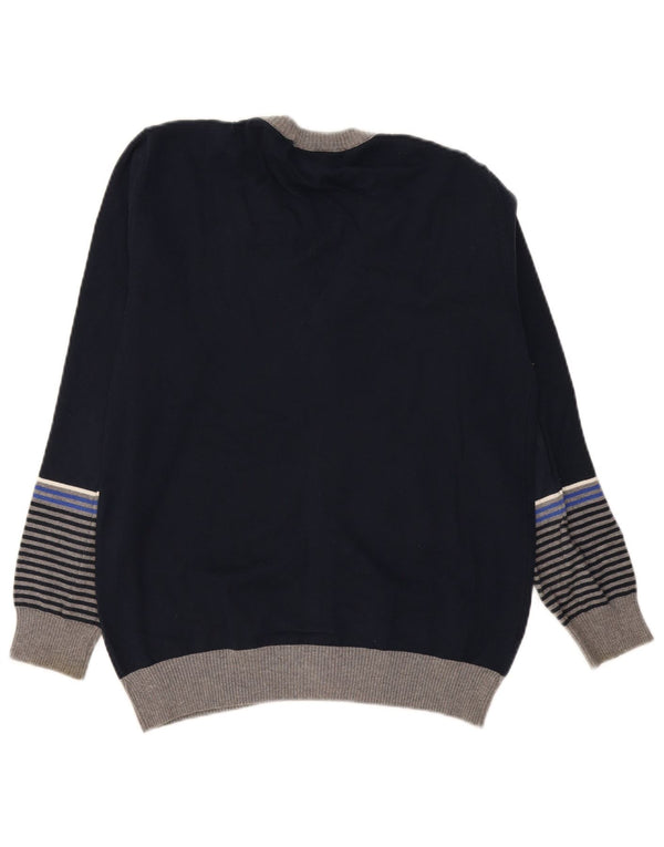 Pulover cardigan Cesare Paciotti 4US Băieți 15-16 ani Bleumarin cu dungi