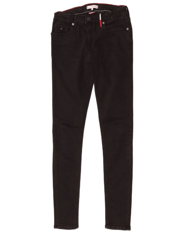 Blugi slim pentru băieți Tommy Hilfiger 13-14 ani W28 L30 bumbac negru