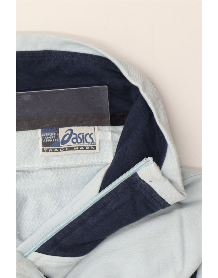 Jachetă de trening pentru bărbați ASICS, albastru mediu, color block