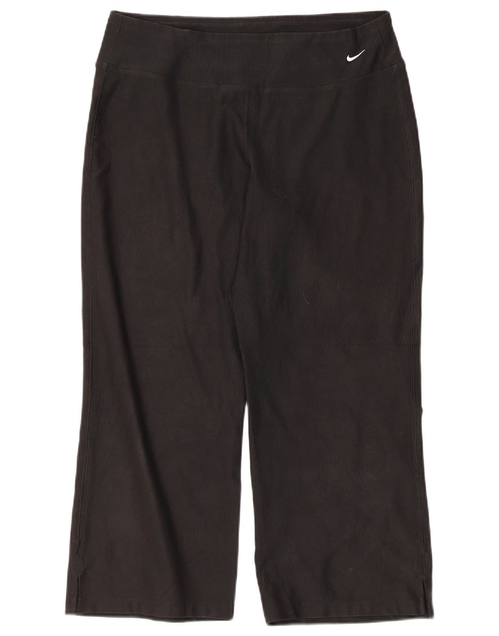 Leggings Capri Nike pentru femei US 8/10 Poliester mediu negru