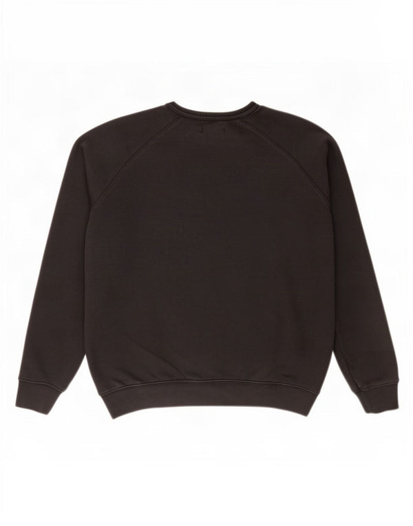 Hanorac grafic pentru bărbați Adidas Jumper mediu din bumbac negru