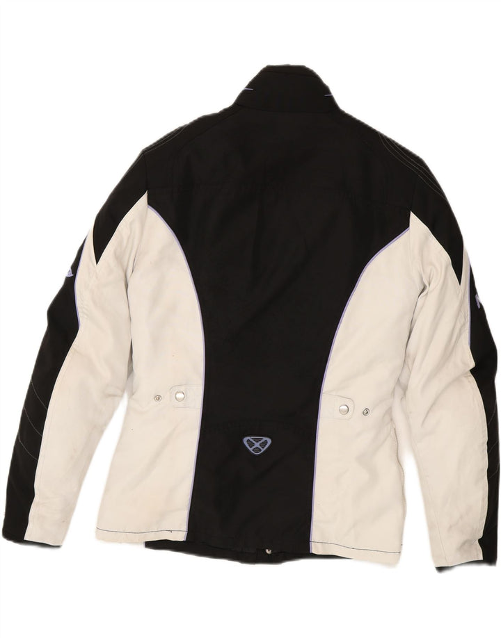 Jachetă Ixon Nirvana Graphic Racer pentru femei UK 10 Small Black Colorblock