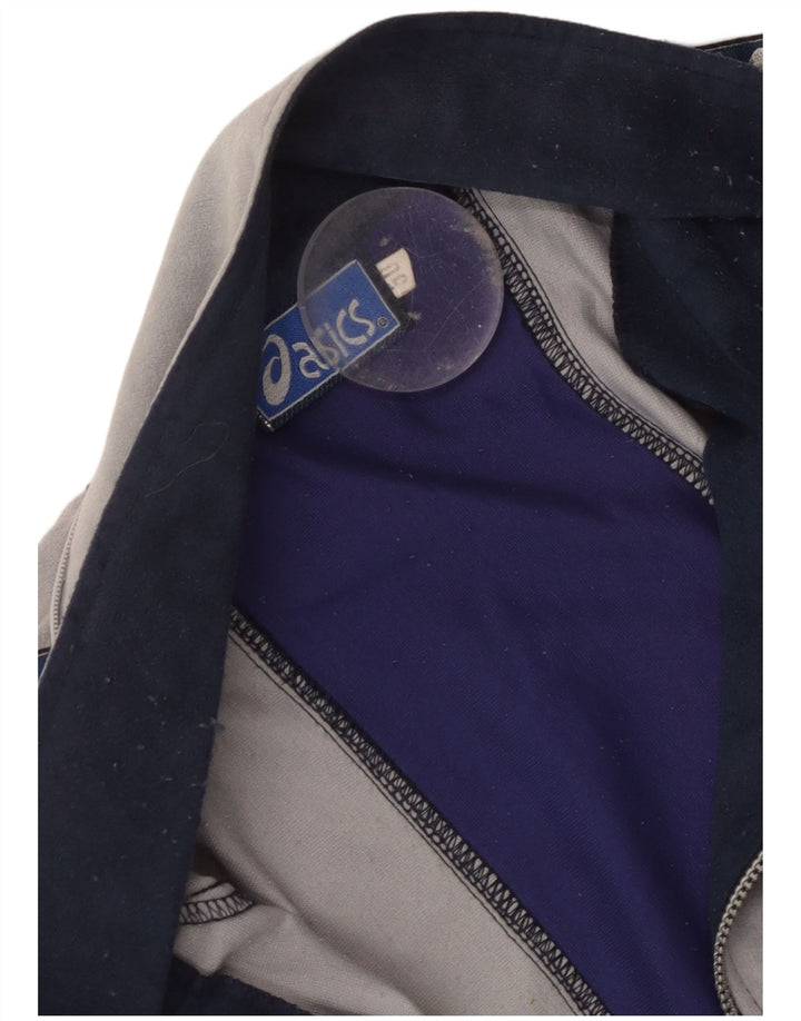 Jachetă de top pentru trening grafic ASICS pentru bărbați IT 50 Medium Bleumarin Colorblock