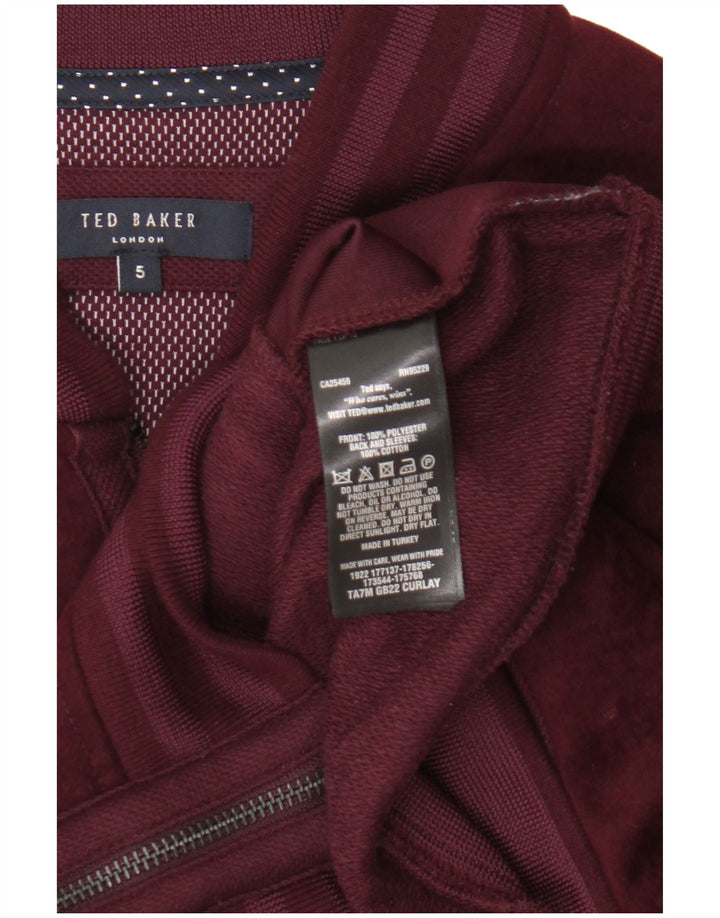 Jachetă de trening pentru femei Ted Baker Mărimea 5 XL Poliester Bordeaux