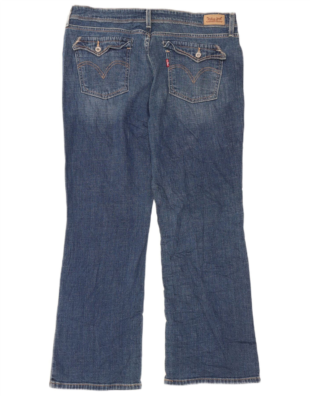 Blugi Levi's 515 Bootcut pentru femei US 16 2XL W38 L28 Blue Bumbac
