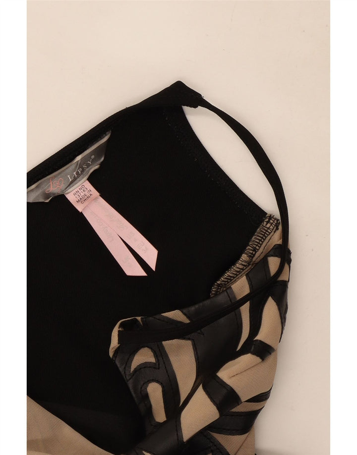Rochie de soare pentru femei Lipsy UK 8 Small Black Colorblock