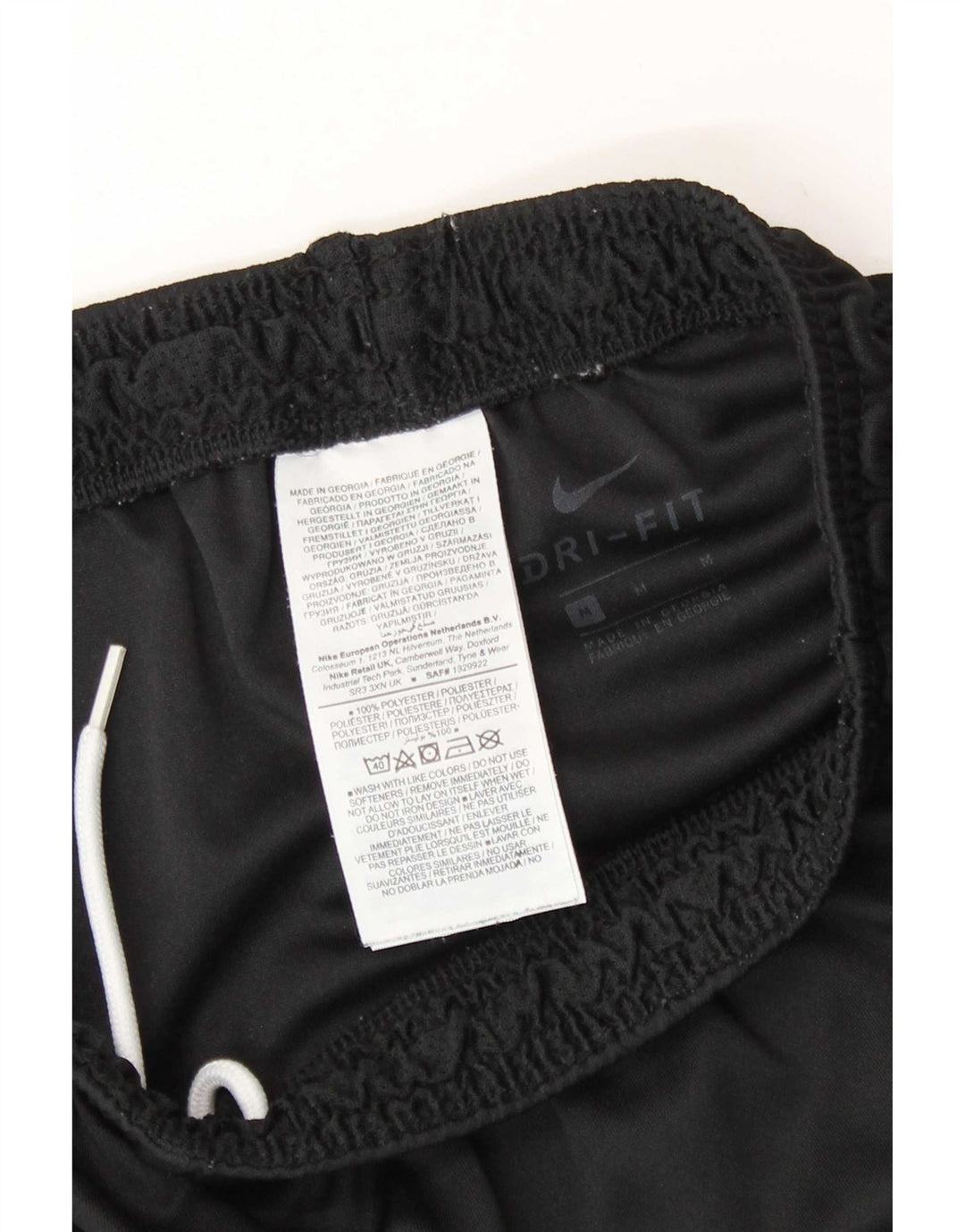 Pantaloni scurți sport Nike Sunderland A.F.C Graphic pentru bărbați, poliester mediu negru