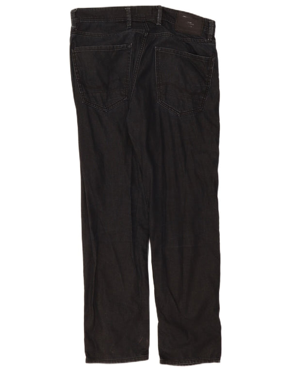 Blugi drepți Jack & Jones Mike Comfort Fit pentru bărbați W32 L29 negri