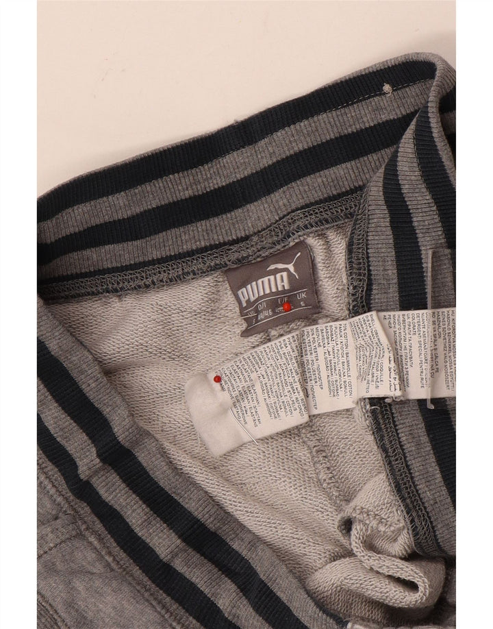 Pantaloni scurți Puma Graphic Sport pentru bărbați, mici, gri cu dungi