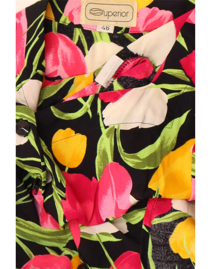 Bluză Superior Femei cu mâneci scurte Top IT 46 Mari Multicolore Floral