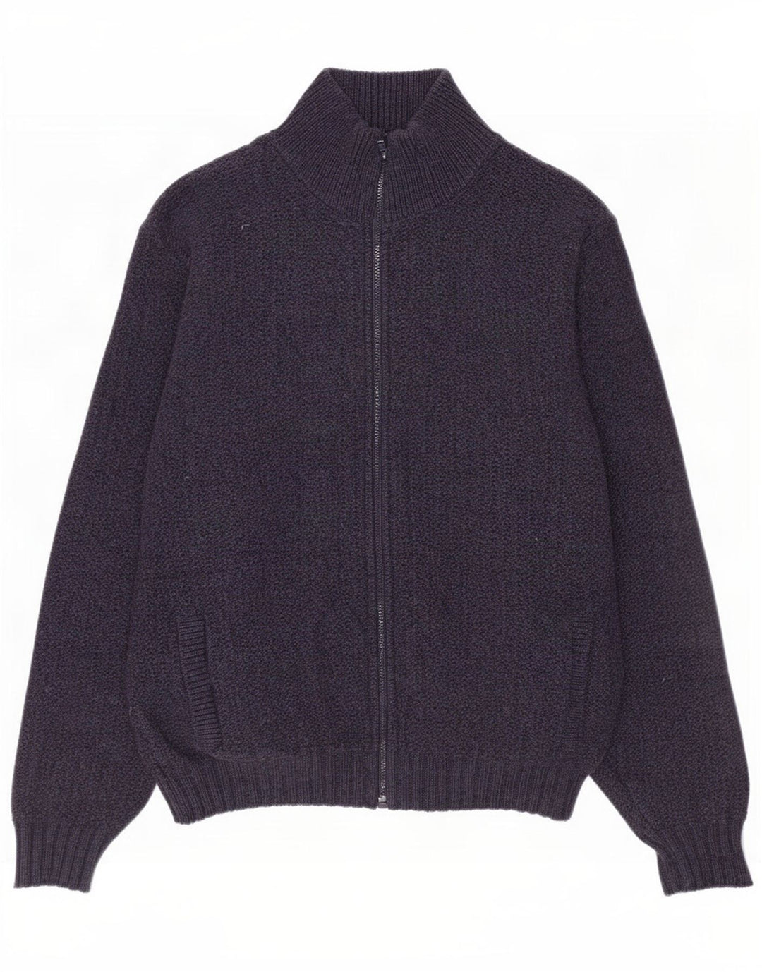 Pulover cardigan pentru bărbați L.L.Bean, lână mare, albastru