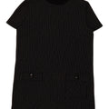Rochie Schimbată pentru Damă Zara UK 16 Mare Neagră Pinstripe