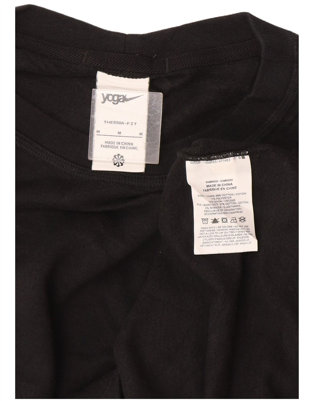 Pulover Nike Therma-Fit Graphic pentru bărbați, bumbac mediu negru