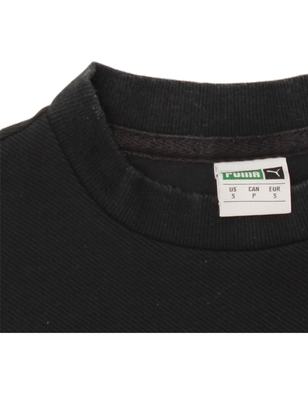 PUMA Womens T-Shirt Dress UK 10 Small Black Polyester Vintage Puma and Second-Hand Puma from Messina Hembry 