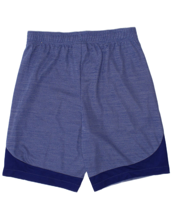 Nike Boys Dri Fit Sport Shorts 12-13 Years Large Blue Colourblock Polyester