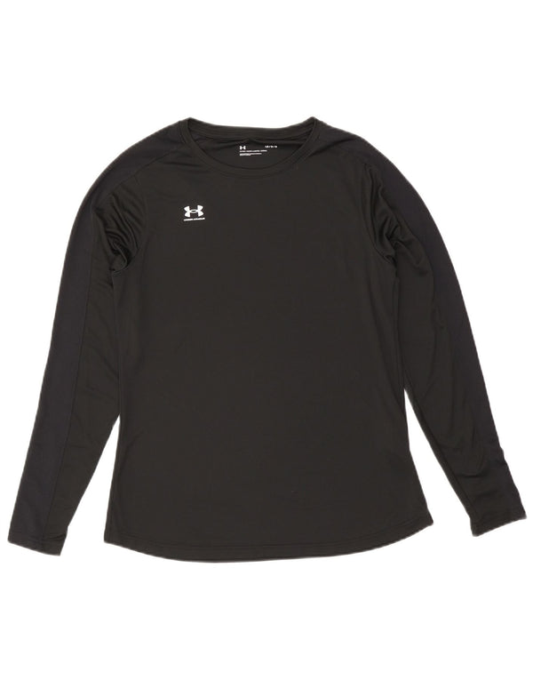 Top pentru bărbați Under Armour cu mânecă lungă, mare, negru, poliester