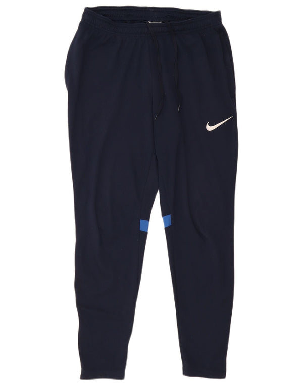 Pantaloni de trening NIKE Dri Fit pentru bărbați, medii bleumarin, color block