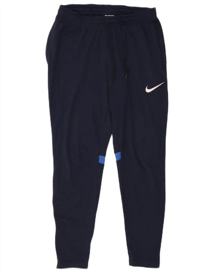 Pantaloni de trening NIKE Dri Fit pentru bărbați, medii bleumarin, color block