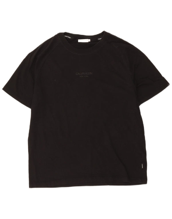 Tricou pentru femei Calvin Klein Top UK 18 XL Bumbac negru