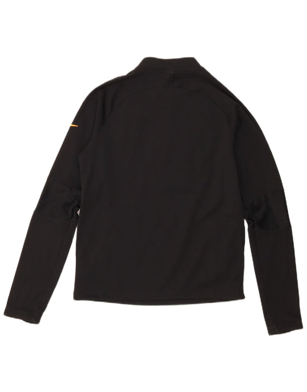 Pulover Nike pentru băieți Therma-Fit, cu fermoar și gât, 13-14 ani, XL, negru
