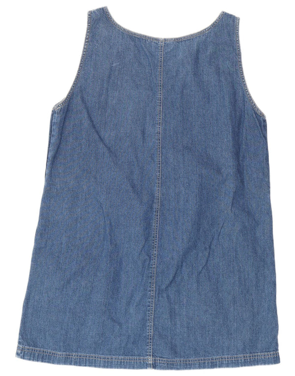 Rochie denim fără mâneci pentru femei Peppercorn UK 14 Large Blue
