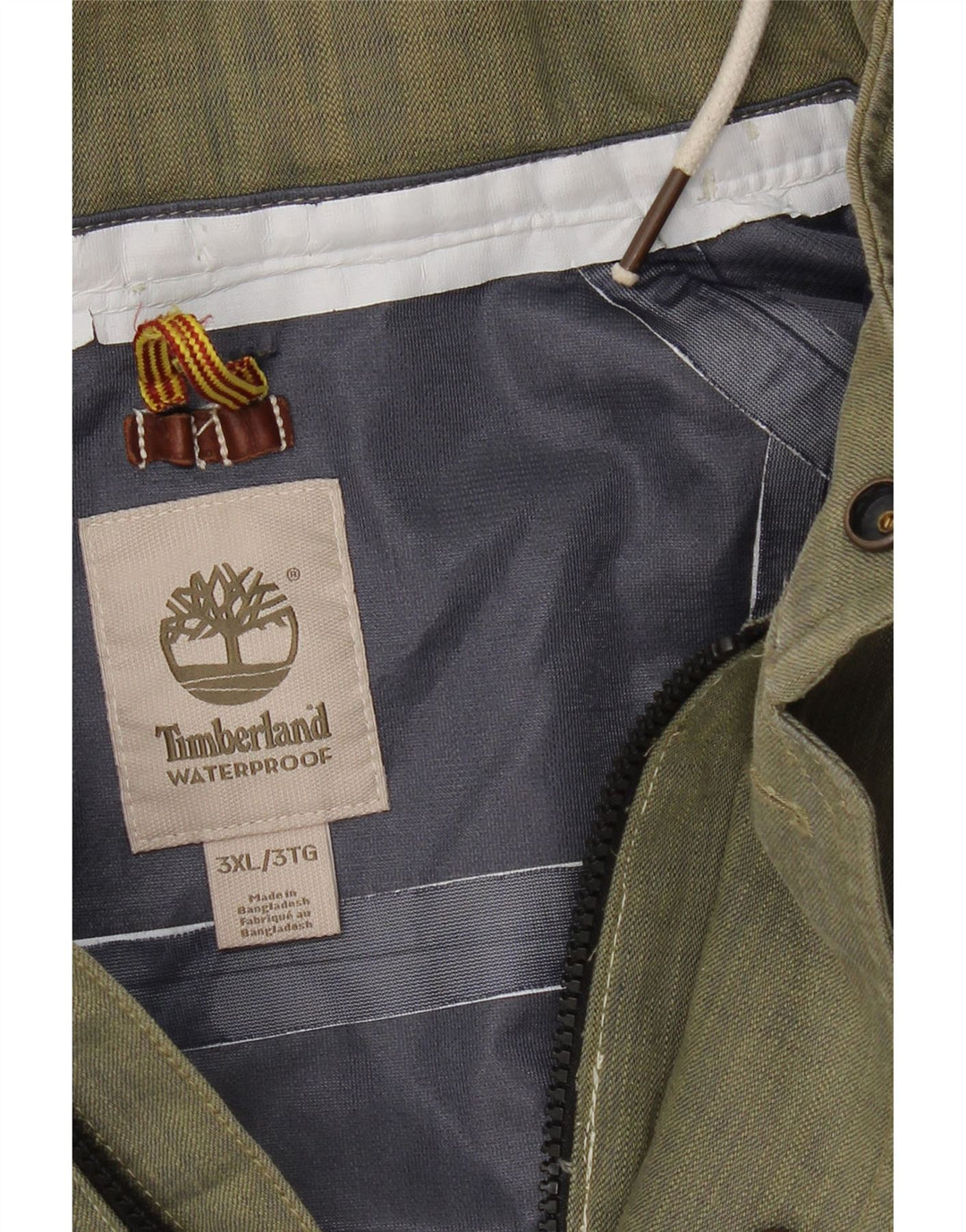 Jachetă impermeabilă pentru bărbați Timberland UK 46 3XL Kaki