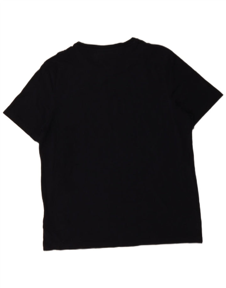 Tricou grafic Tommy Hilfiger pentru bărbați, cu croiala normală, 2XL, bumbac negru