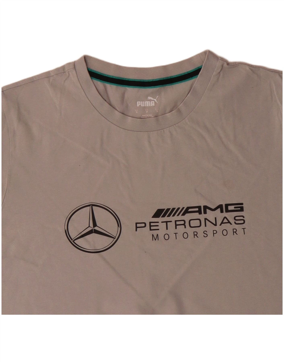 Tricou grafic PUMA pentru bărbați Top mic, gri bumbac