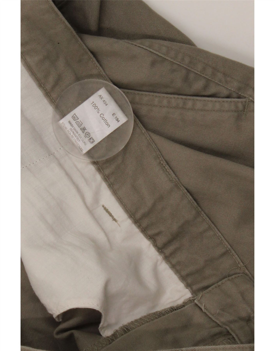Pantaloni chino pentru bărbați Essentials, L46 L30, bumbac gri