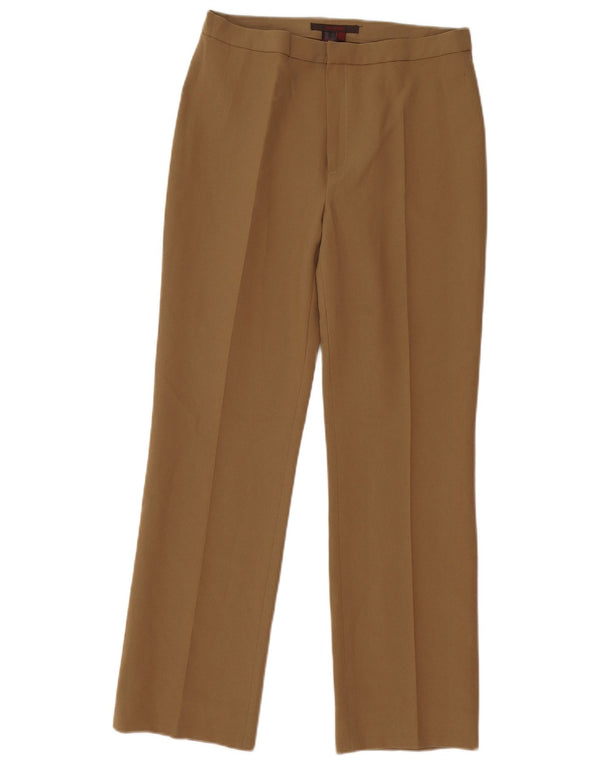 Pantaloni Drepți Casual Zara Femei EU 38 Mici L28 L28 Maro