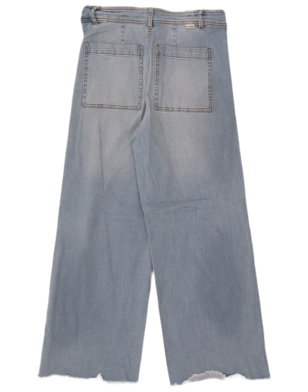 BILLABONG Blugi pentru femei cu talie înaltă cu picioare largi L30 L27 Albastru