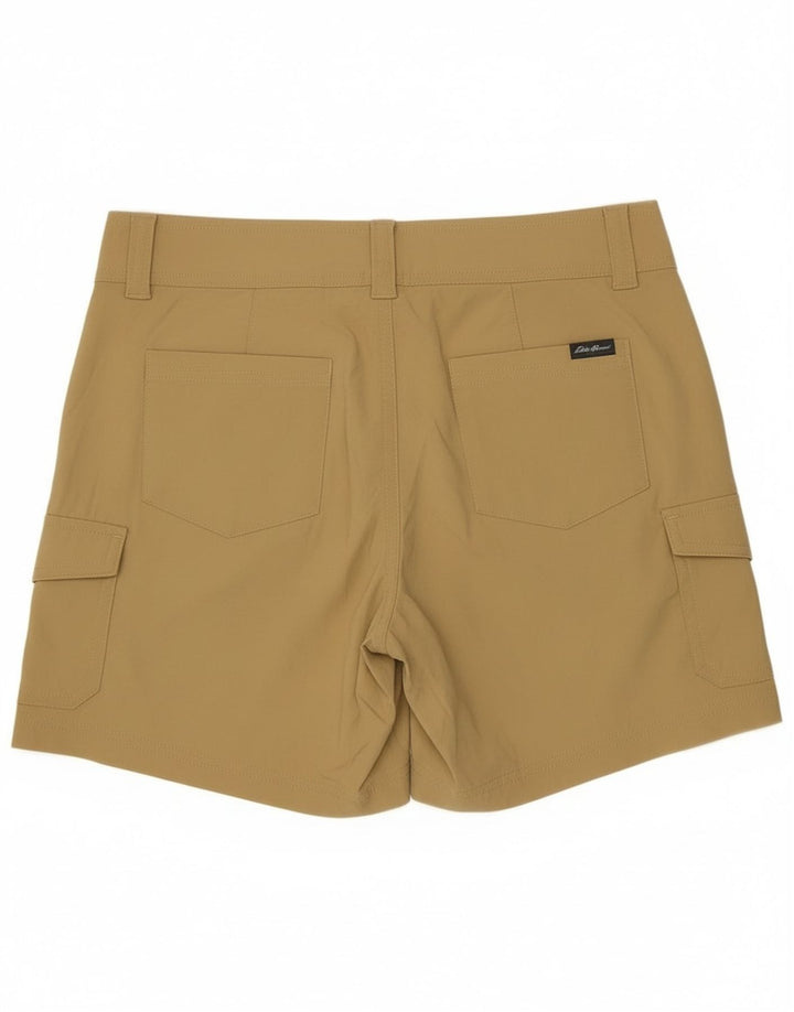 Pantaloni scurti cargo pentru femei Eddie Bauer US 4 Small W30 Nylon bej