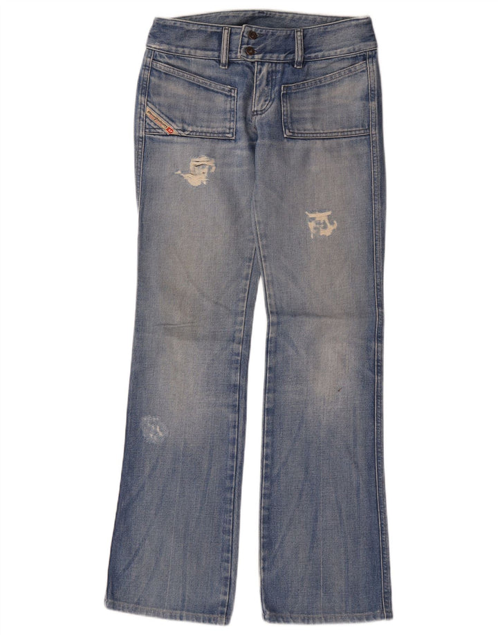 Jeans Bootcut Distressed pentru femei Diesel W26 L31 Albastru
