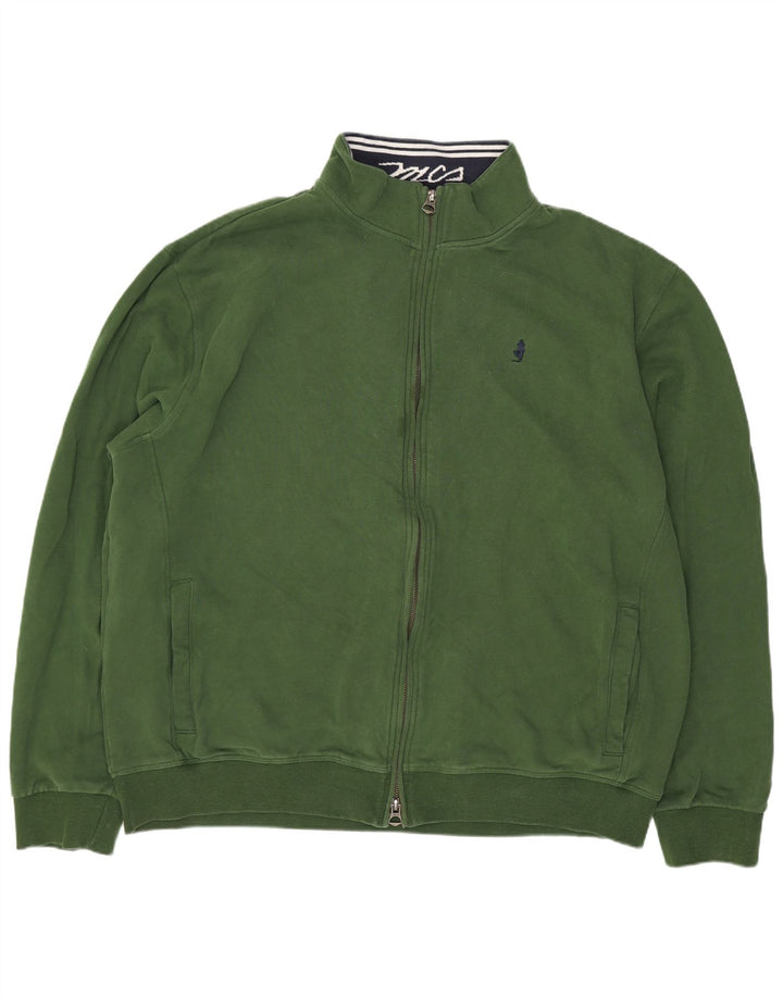 Jachetă de trening pentru bărbați Marlboro Classics, bumbac verde 3XL