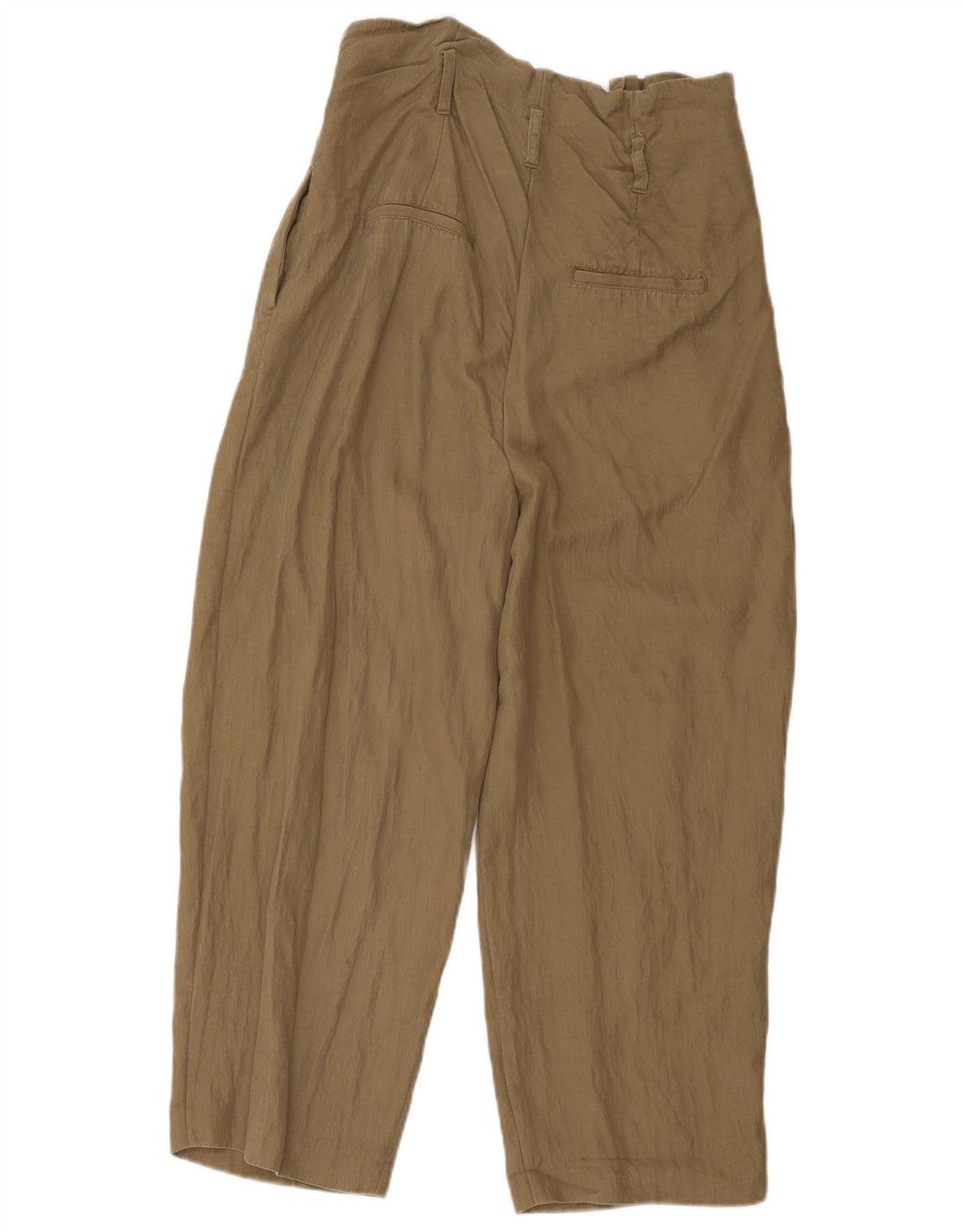 Pantaloni Harem pentru Damă Zara Mediu L28 L22 Kaki Lyocell