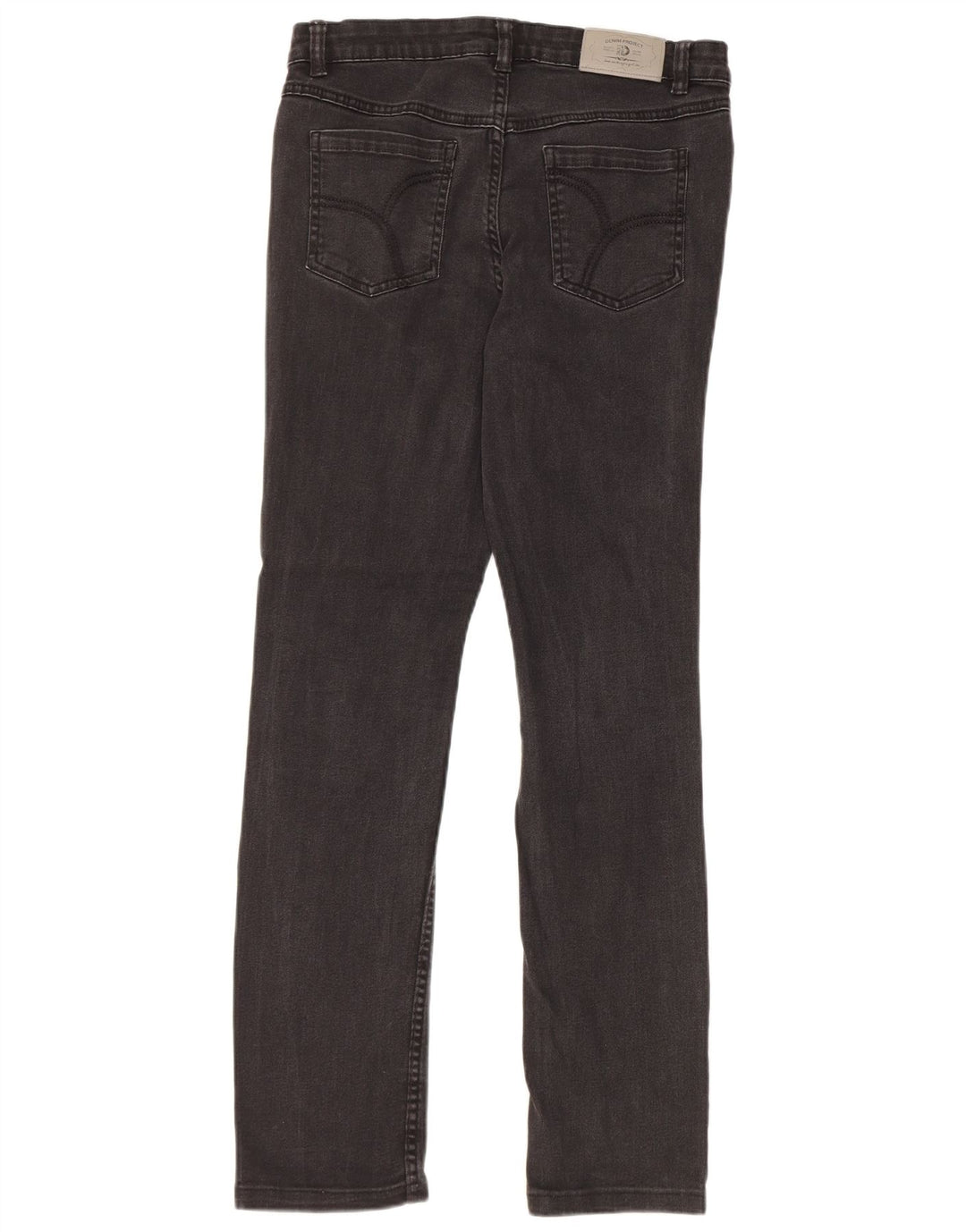 Dack's Blugi drepți cu ajustare normală pentru femei IT 42 Medium W28 L28 Bumbac negru