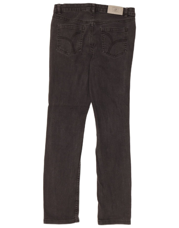 Dack's Blugi drepți cu ajustare normală pentru femei IT 42 Medium W28 L28 Bumbac negru