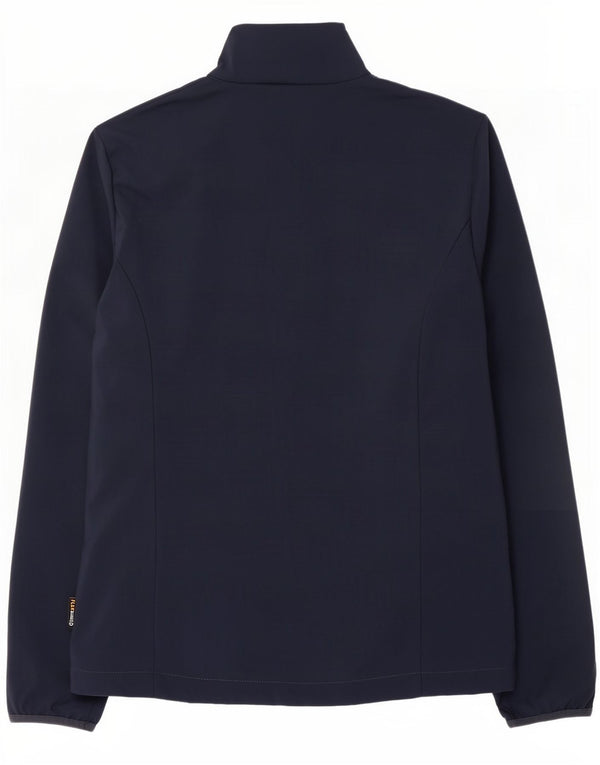 Jack Wolfskin Mens Tracksuit Top Jacket UK 36/38 Medium Navy Blue Polyester