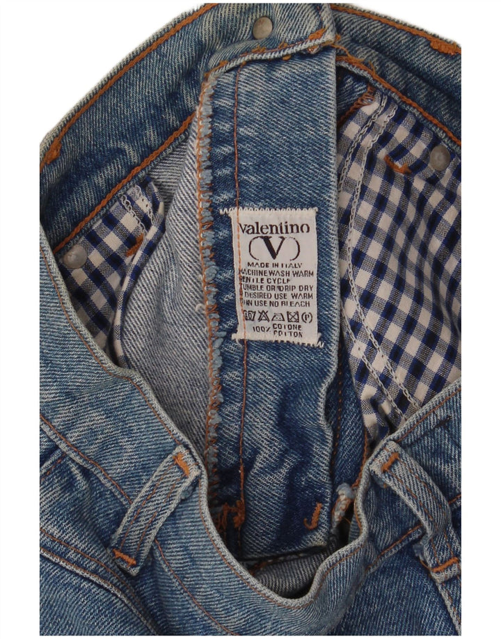 Fusta de blugi pentru femei Valentino W26 Small Blue Bumbac