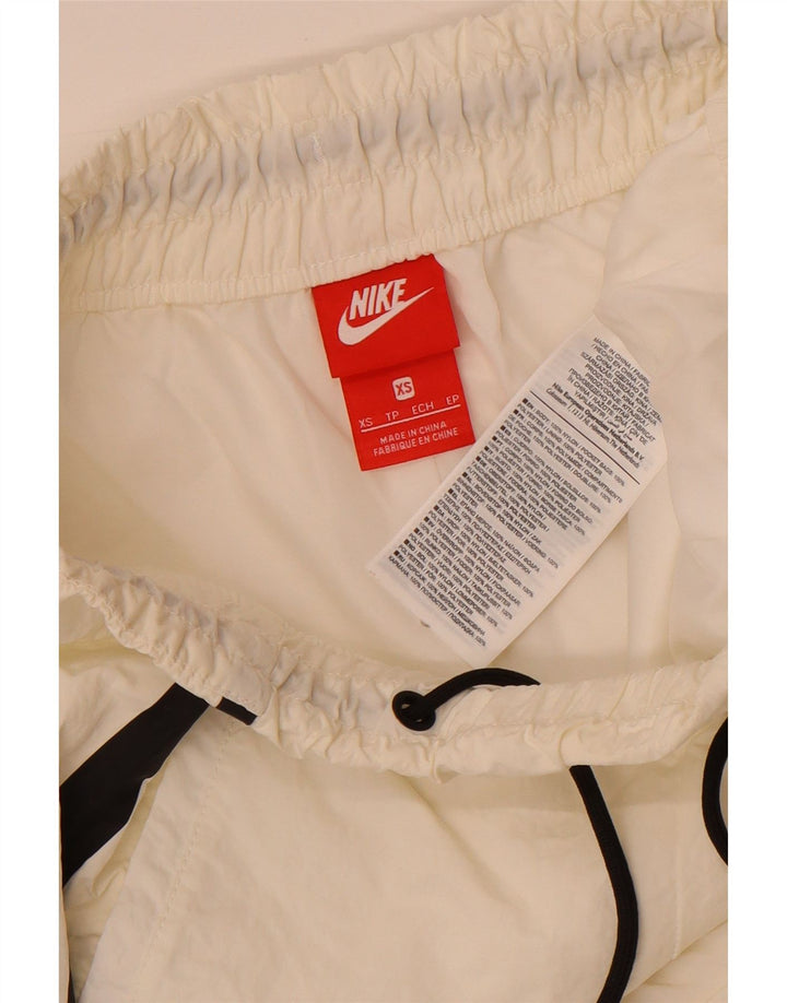 Pantaloni scurți sport Nike pentru bărbați XS, nailon alb