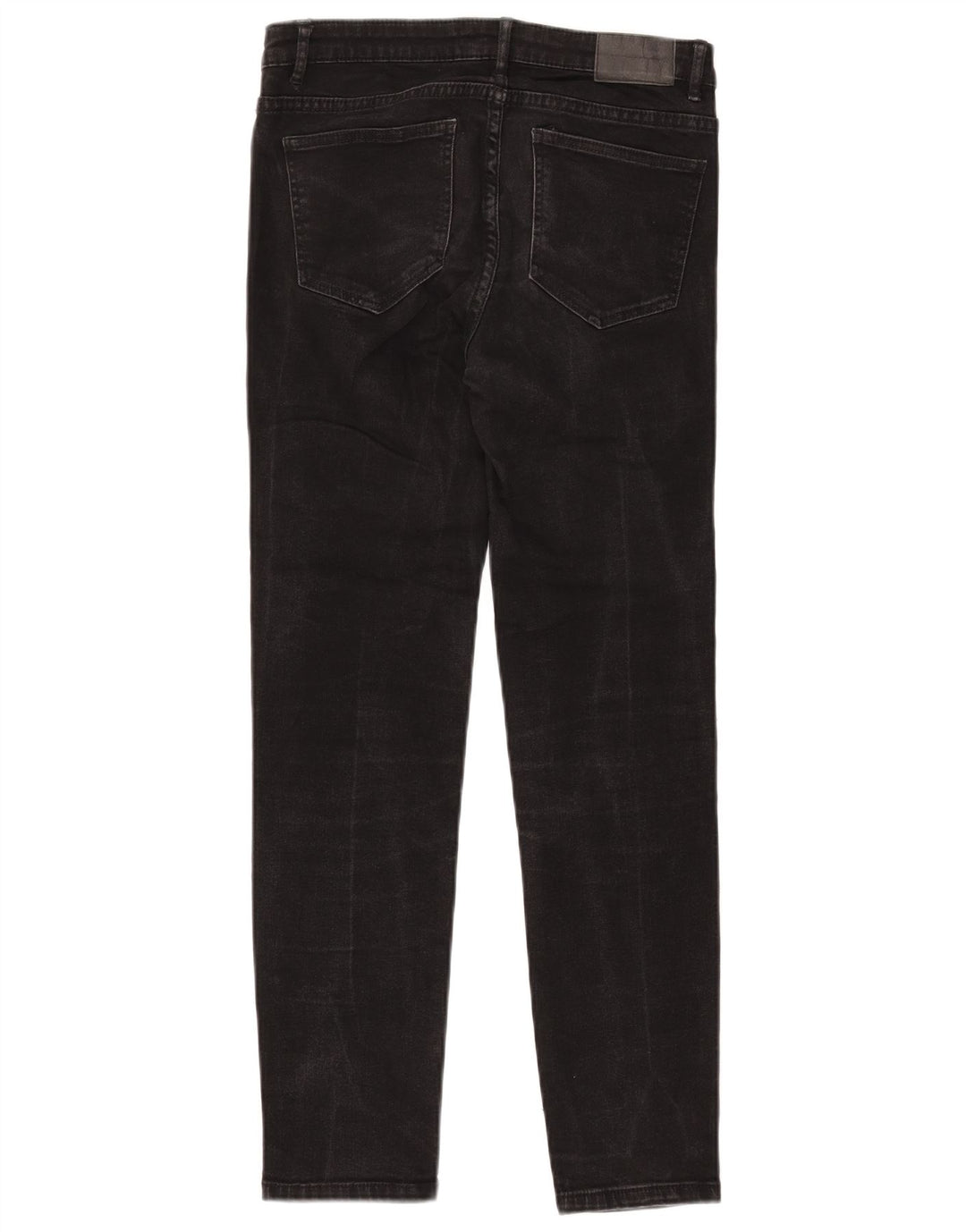 Blugi ZARA Femei Slim EU 40 Medium W30 L28 Negri