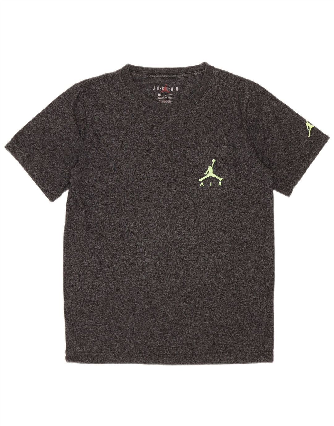 Tricou Jordan pentru băieți Top 12-13 ani mare pete gri