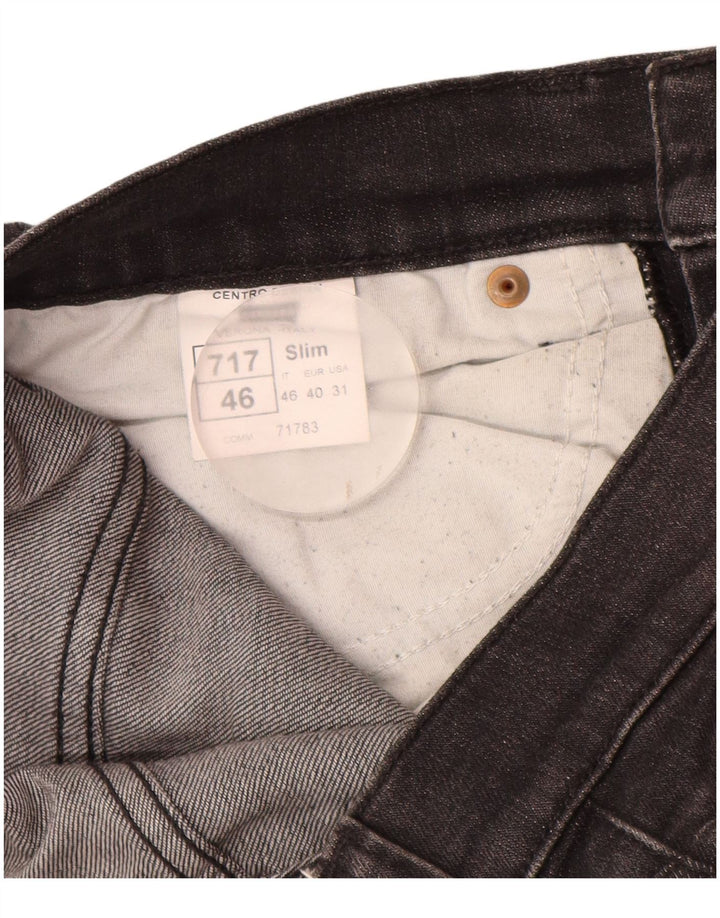 Blugi slim pentru bărbați Carrera Distressed W31 L32 bumbac gri