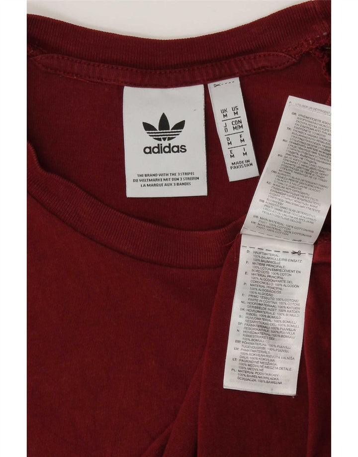 Tricou pentru bărbați Adidas Top Medium Red Bumbac