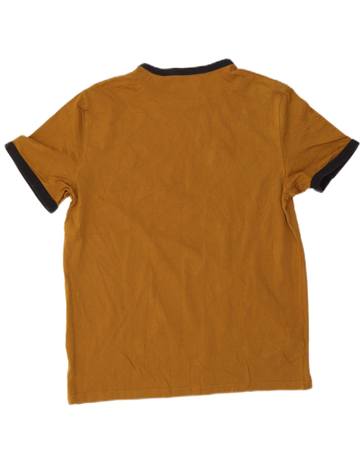 Tricou Fred Perry pentru bărbați Top din bumbac maro mediu