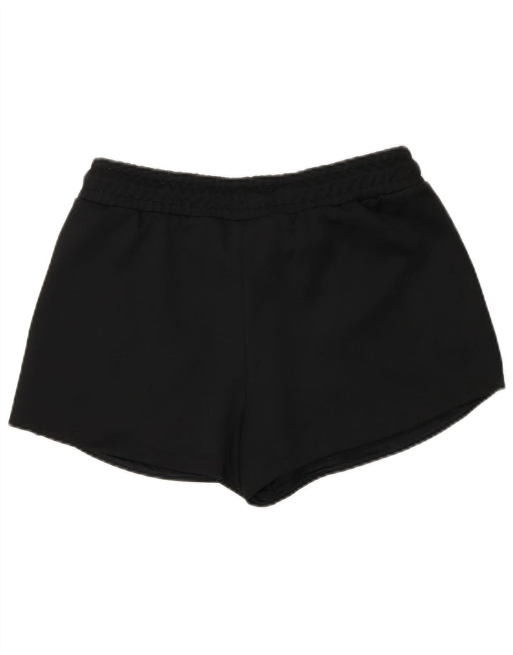 Pantaloni scurți sport grafic Nike pentru femei UK 12 Medium Black Colorblock Poliester