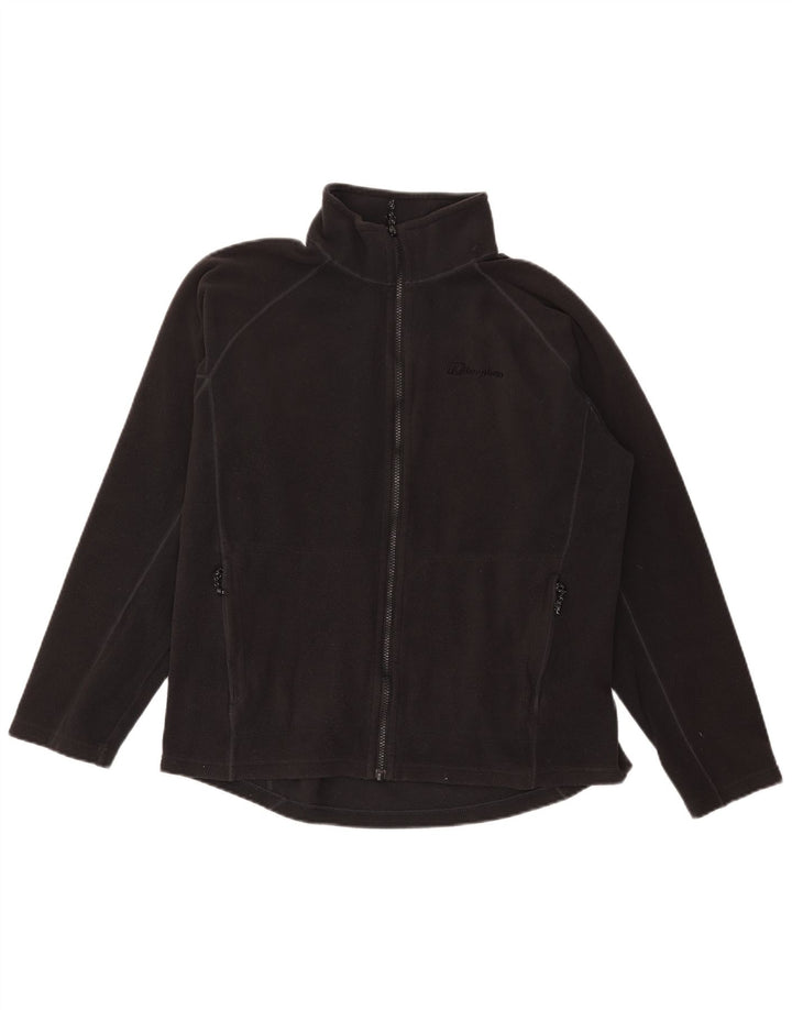 Jachetă fleece pentru bărbați Berghaus UK 40, mare, negru, poliester
