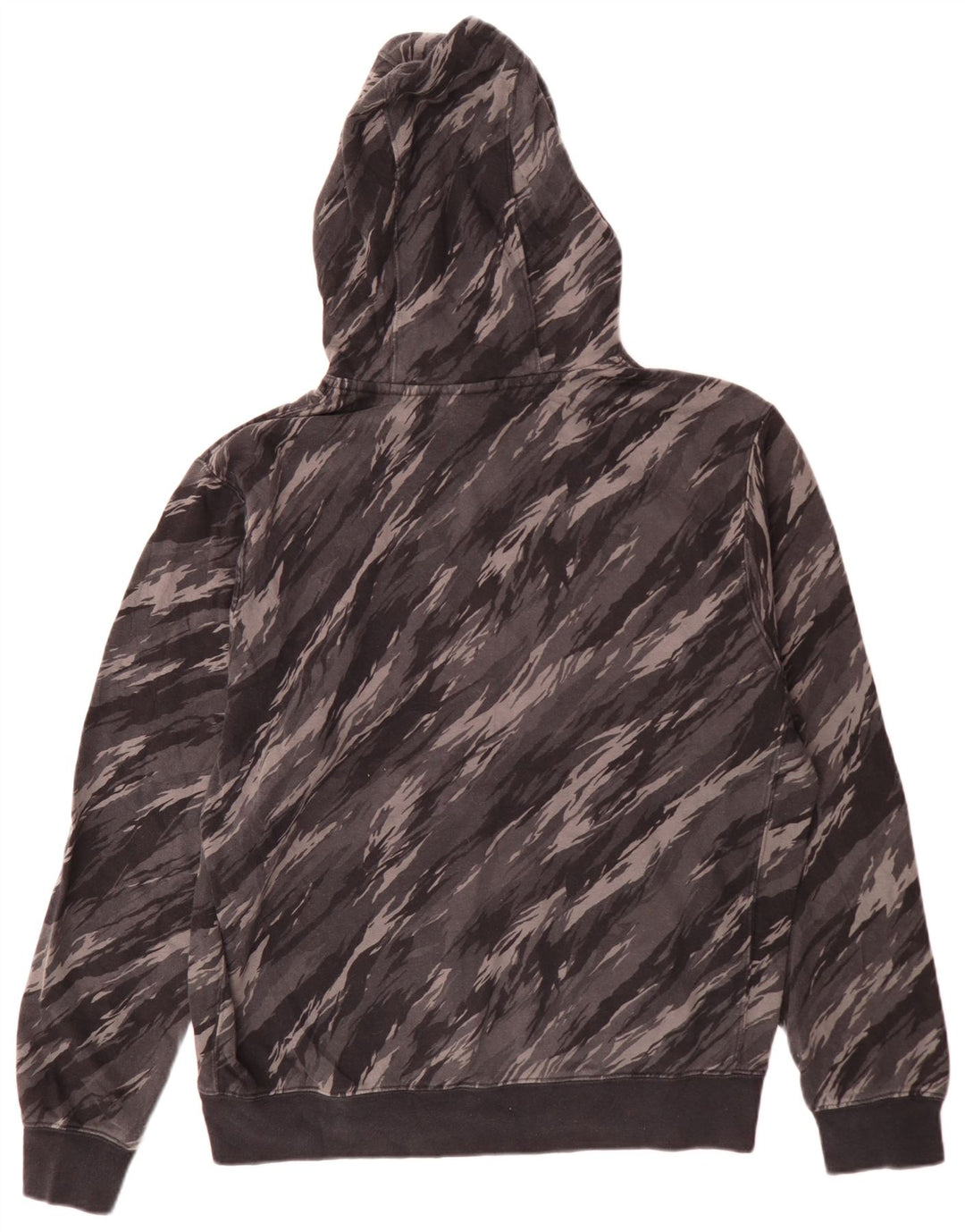 Pulover Nike pentru bărbați, bumbac camuflaj, gri mediu