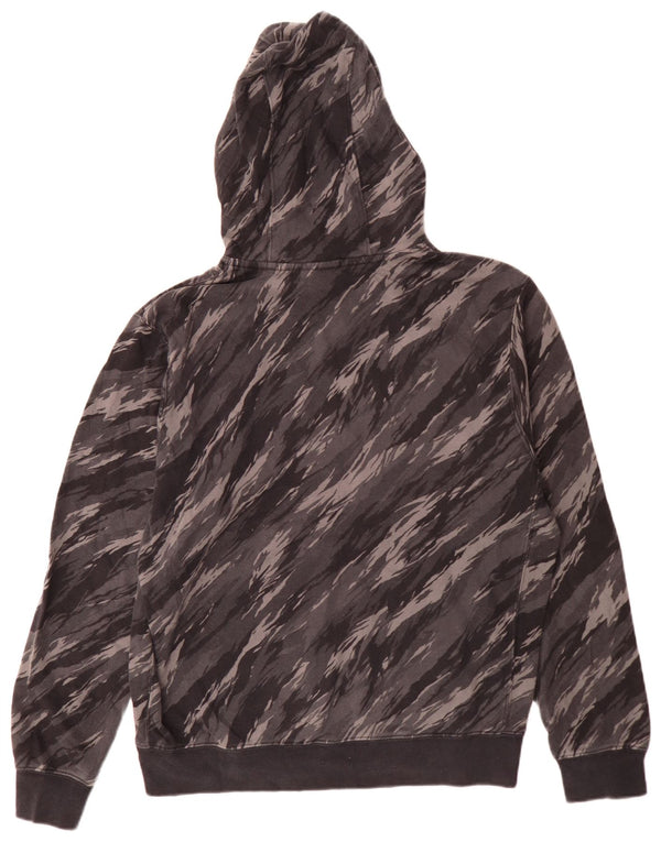 Pulover Nike pentru bărbați, bumbac camuflaj, gri mediu