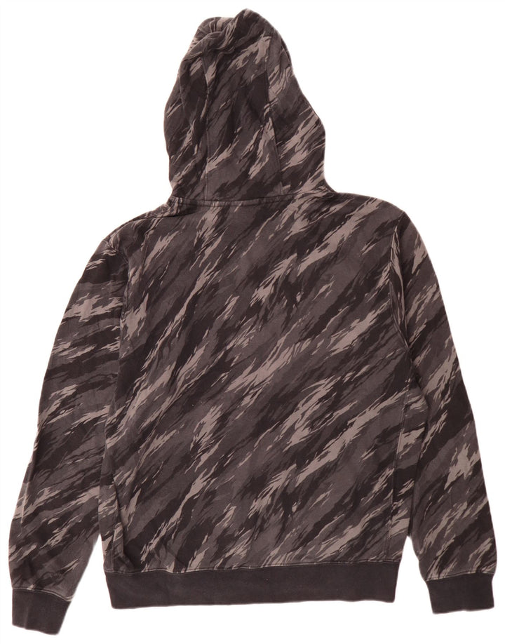Pulover Nike pentru bărbați, bumbac camuflaj, gri mediu